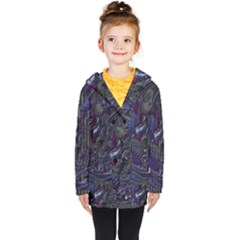 Braille Flow Kids  Double Breasted Button Coat by MRNStudios