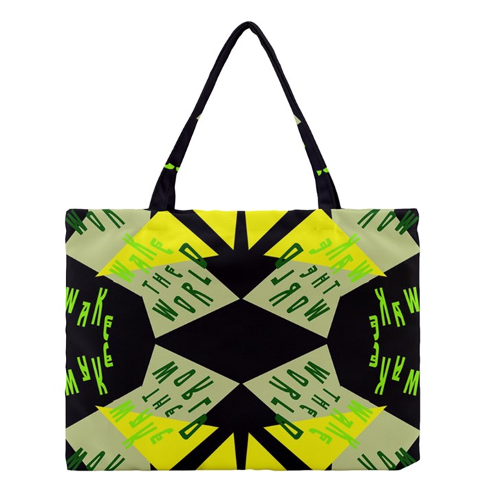 Abstract pattern geometric backgrounds   Medium Tote Bag