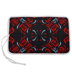 Abstract Pattern Geometric Backgrounds   Pen Storage Case (s) by Eskimos