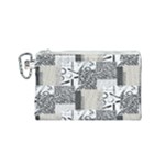 Abstract Pattern Canvas Cosmetic Bag (Small)