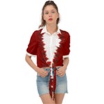 Canada Maple Leaf Tie Front Shirt 