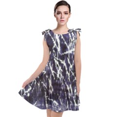 Abstract Light Games 5 Tie Up Tunic Dress by DimitriosArt