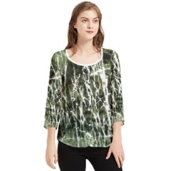 Abstract Light Games 6 Chiffon Quarter Sleeve Blouse by DimitriosArt