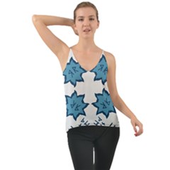 Abstract Pattern Geometric Backgrounds   Chiffon Cami by Eskimos