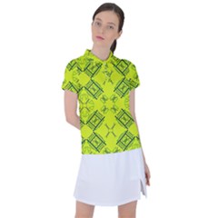 Abstract Pattern Geometric Backgrounds   Women s Polo Tee