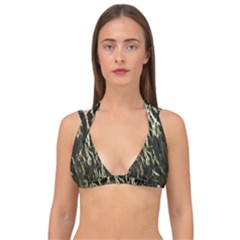 Abstract Light Games 7 Double Strap Halter Bikini Top