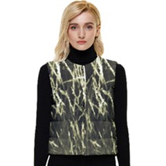 Abstract Light Games 7 Women s Short Button Up Puffer Vest