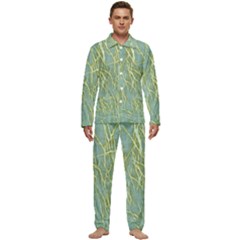 Abstract Light Games 8 Men s Long Sleeve Velvet Pocket Pajamas Set