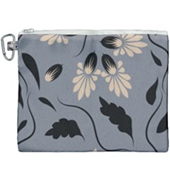 Folk Flowers Print Floral Pattern Ethnic Art Canvas Cosmetic Bag (xxxl) by Eskimos