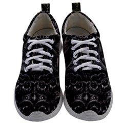 Charcoal Mandala Mens Athletic Shoes by MRNStudios