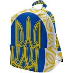 Greater Coat Of Arms Of Ukraine, 1918-1920  Zip Up Backpack by abbeyz71