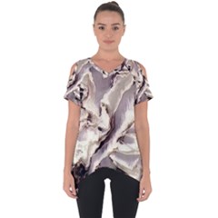 Abstract Wannabe Two Cut Out Side Drop Tee by MRNStudios