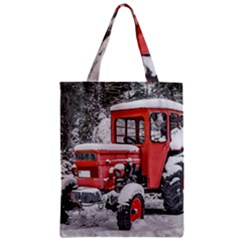 Tractor Parked, Olympus Mount National Park, Greece Zipper Classic Tote Bag by dflcprintsclothing