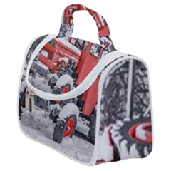 Tractor Parked, Olympus Mount National Park, Greece Satchel Handbag by dflcprintsclothing