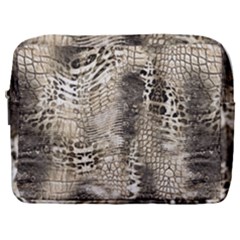 Luxury Snake Print Make Up Pouch (large)