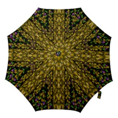 Fanciful Fantasy Flower Forest Hook Handle Umbrellas (medium) by pepitasart