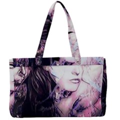 Sakura Girl Canvas Work Bag by MRNStudios