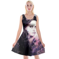 Sakura Girl Reversible Velvet Sleeveless Dress by MRNStudios