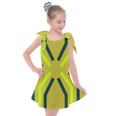 Abstract Pattern Geometric Backgrounds   Kids  Tie Up Tunic Dress by Eskimos