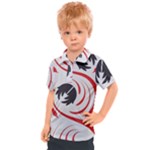 Folk flowers print Floral pattern Ethnic art Kids  Polo Tee