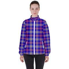 Tartan 2 Women s High Neck Windbreaker by tartantotartanspink