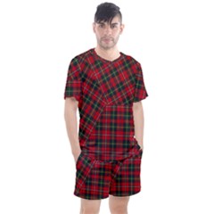 Boyd Modern Tartan Men s Mesh Tee And Shorts Set