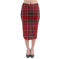 Brodie Clan Tartan 2 Midi Pencil Skirt by tartantotartansred