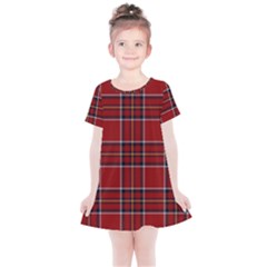 Brodie Clan Tartan 2 Kids  Simple Cotton Dress by tartantotartansred