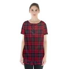 Brodie Clan Tartan Skirt Hem Sports Top by tartantotartansred