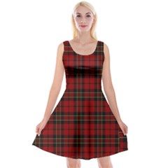 Brodie Clan Tartan Reversible Velvet Sleeveless Dress by tartantotartansred