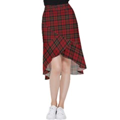 Brodie Clan Tartan Frill Hi Low Chiffon Skirt by tartantotartansred