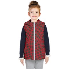 Wallace Modern Kids  Hooded Puffer Vest by tartantotartansred