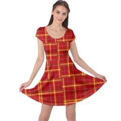 Tartan And Plaid 10 Cap Sleeve Dress by tartantotartansreddesign