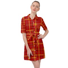 Tartan And Plaid 10 Belted Shirt Dress by tartantotartansreddesign