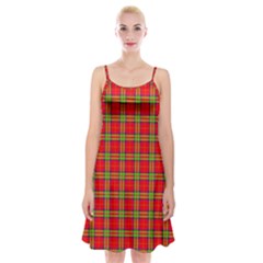 Tartan And Plaid 3 Spaghetti Strap Velvet Dress by tartantotartansreddesign