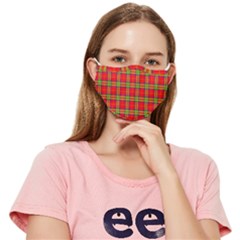 Tartan And Plaid 3 Fitted Cloth Face Mask (adult)