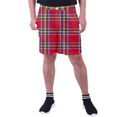 Tartan Pattern 40 Men s Pocket Shorts by tartantotartansreddesign