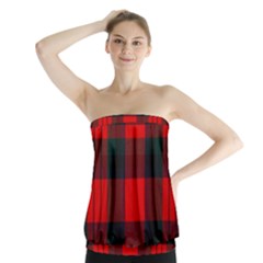 Macduff Modern Tartan 2 Strapless Top by tartantotartansallreddesigns