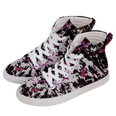 Chaos At The Wall Women s Hi-top Skate Sneakers by DimitriosArt