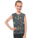 Folk flowers print Floral pattern Ethnic art Kids  Mesh Tank Top View1