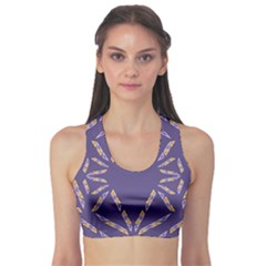 Abstract Pattern Geometric Backgrounds   Sports Bra by Eskimos