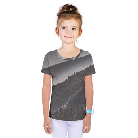 Olympus Mount National Park, Greece Kids  One Piece Tee by dflcprints