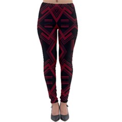 Abstract Pattern Geometric Backgrounds   Lightweight Velour Leggings by Eskimos