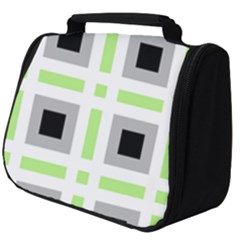 Agender Flag Plaid Full Print Travel Pouch (big) by WetdryvacsLair