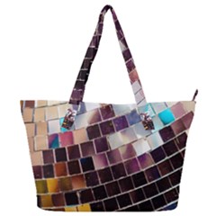 Funky Disco Ball Full Print Shoulder Bag by essentialimage365