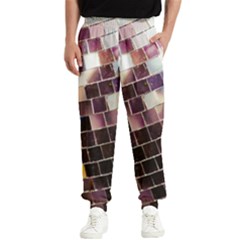 Funky Disco Ball Men s Elastic Waist Pants by essentialimage365