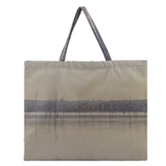 Grande Stream Landscape, Flores-soriano, Uruguay Zipper Large Tote Bag by dflcprintsclothing