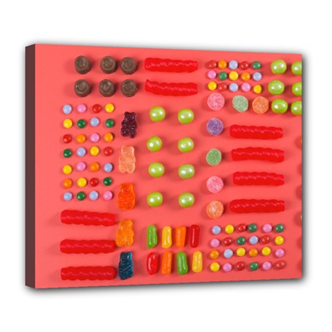 Istockphoto-1211748768-170667a Sweet-treats-candy-knolling-flatlay Backgrounderaser 20220427 131956690 Screenshot 20220515-210318 Deluxe Canvas 24  X 20  (stretched) by neiceebeazzdesigns