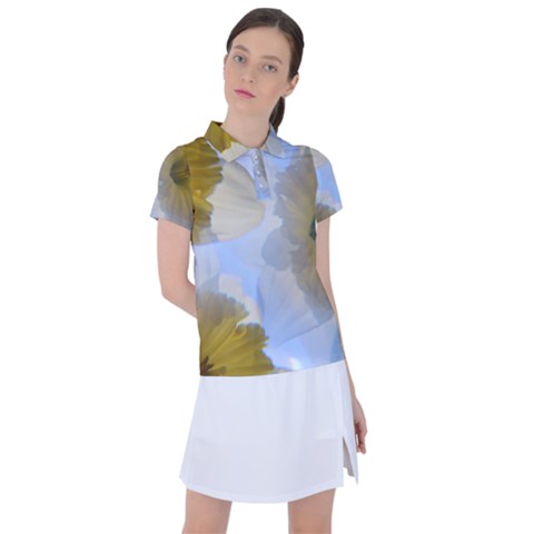 Triple Vision Women s Polo Tee by thedaffodilstore