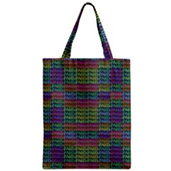 Paris Words Motif Colorful Pattern Zipper Classic Tote Bag by dflcprintsclothing